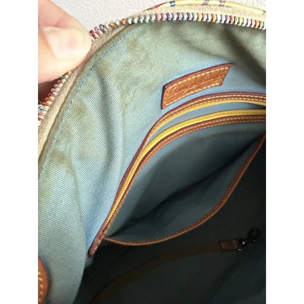 Vintage Dooney And Bourke Rainbow Db 1975 Satchel Bag Purse And Wallet